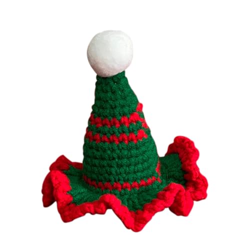 Christmas Hats for Cats | Cute Christmas Cat Costumes | Pet Christmas Hat | Soft Puppy Costume | Cozy Christmas Hat for Cats | Holiday Charm for Holiday Festivities and Parties von Diuyzoc