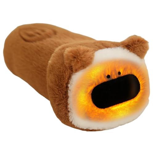 Diuyzoc Light Up Dog Stuffed Animal, Flashlight Design Plush Animal Dog Doll, Portable Cartoon Dog Toys Light, Doug Dachshund Plush, Soft Dog Themed Cuddly Plush Toy, Easy to Use, Portable for Home von Diuyzoc