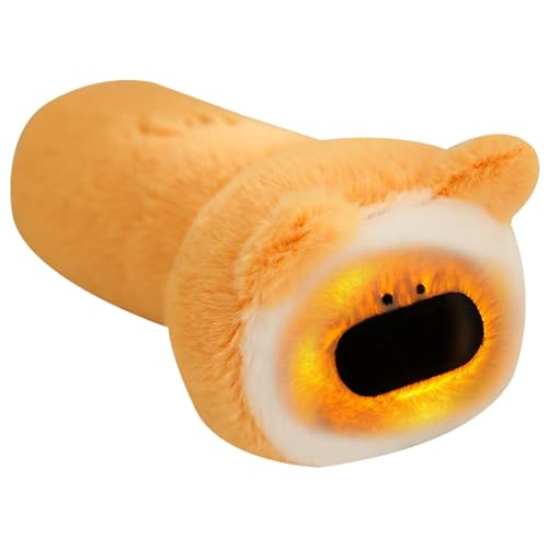 Diuyzoc Light Up Dog Stuffed Animal, Flashlight Design Plush Animal Dog Doll, Portable Cartoon Dog Toys Light, Doug Dachshund Plush, Soft Dog Themed Cuddly Plush Toy, Easy to Use, Portable for Home von Diuyzoc