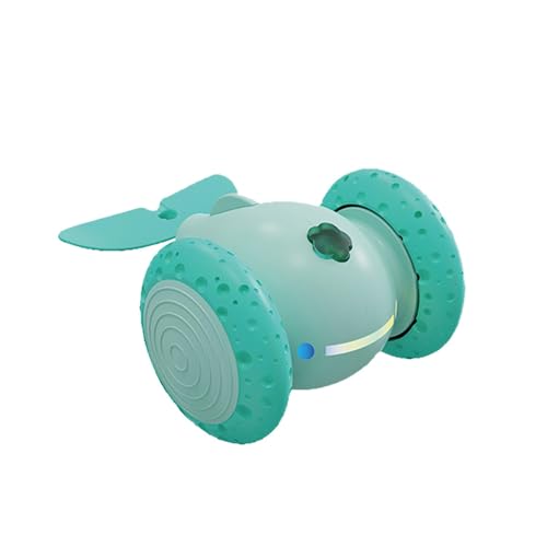 Diuyzoc Smart Rolling Cat Toy Elektrisches Rollendes Katzenspielzeug Set, Interaktives Katzenballspielzeug-Set, Batteriebetrieben, USB Wiederaufladbar, 7 cm, für endlosen Spaß und Bewegung und von Diuyzoc