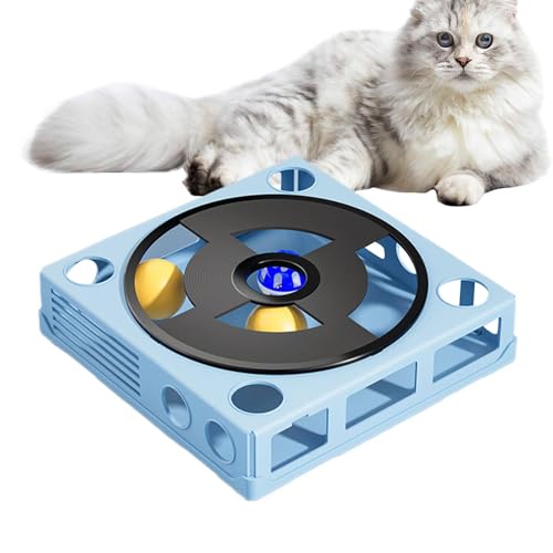 Katzen-Puzzle-Spielzeug, Leckerli-Puzzle-Spielzeug für Katzen,Strategiespiel Cat Treat Puzzle Maze Box - Katzen-Anreicherungsspielzeug, Phonograph, interaktives Katzenspielzeug, Puzzle-Box, Kätzchensp von Diuyzoc