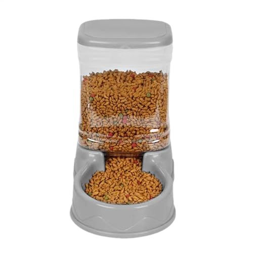 Pet Feeder & Waterer, Automatischer Pet Feeder Pet Food Dispenser Große Kapazität Leicht zu Reinigen 350g 320g 27cm für Katzen und Hunde Einfache Fütterung und Reinigung von Diuyzoc