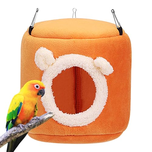 Warmnest Kuschelnest Vogel Warm Unterschlupf Winterschutz Waschbar 20cm für Perlenvögel Zuckergleiter Munien Eichhörnchen von Diuyzoc