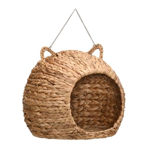 Wicker Cat Nest | Braided Wicker Kitten House | Hand Woven Cat Condo | Natural Cat Nest | Indoor Cat House | Outdoor Cat Nest | Quality Material Crafted for von Diuyzoc