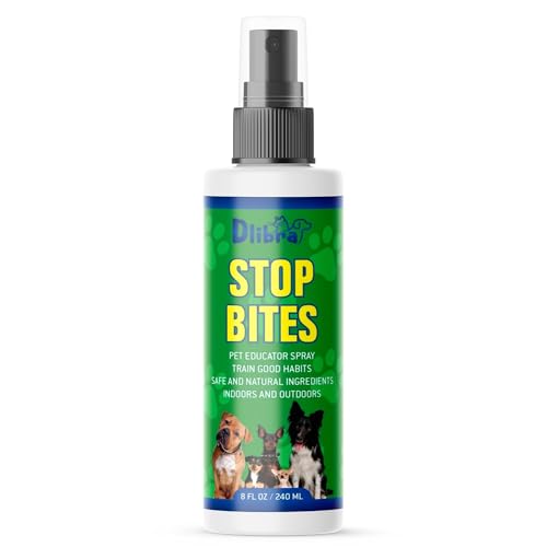 Dlibra Stop Bites Spray für Hunde - Natürliches Anti-Kau-Spray für Möbel, Schuhe, Vorhänge & mehr | Sichere Trainingshilfe für Welpen & Erwachsene | Keine Kaulösung von Dlibra