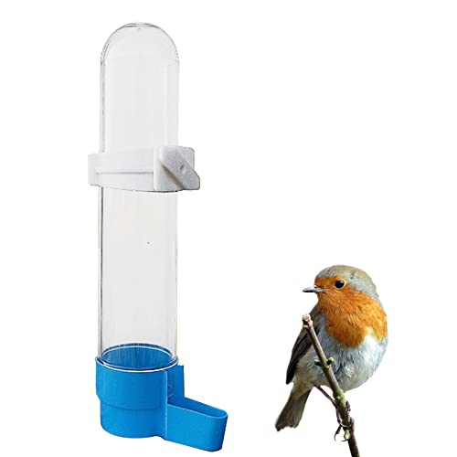 Vogelfutterstation Langlebige Spenderschüssel Verstellbarer Vogelkäfig Wasserspender für Vögel Papageien Futter von DmsGJyp