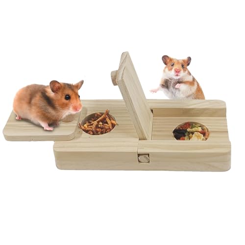 Dmuzsoih Hamster-Futterspielzeug, Guinea-Futtertierspielzeug - Feeder-Trainingsspielzeug - Interaktives Puzzle-Schnüffelspiel, lustiges Puzzlespiel zum Verstecken von Leckereien, interaktives von Dmuzsoih