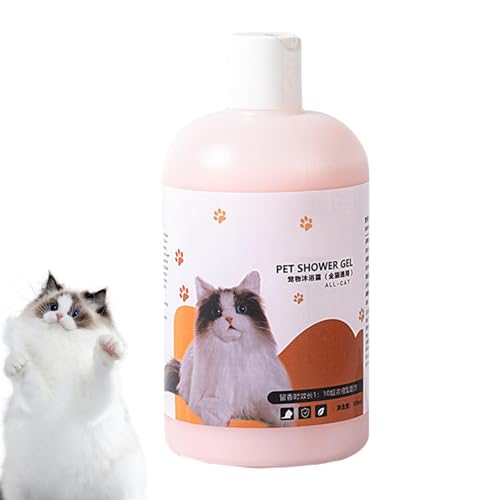 Dmuzsoih Hundeshampoo,Professionelles Hundeshampoo | 500 ml Katzenshampoo Feuchtigkeitscreme,Pet Bath Liquid Natürliches, sanftes Shampoo für stinkende Hunde und Haustiere von Dmuzsoih