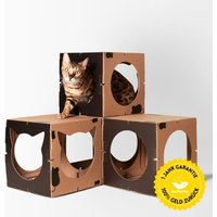 DoPetMe Katzenhaus Kitten Castle - schwarz von DoPetMe