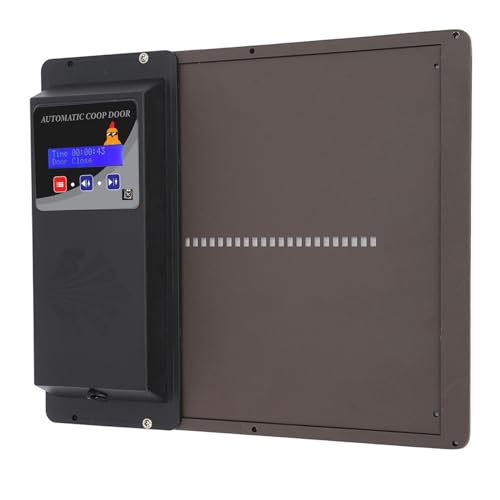 Automatisches Hühnertor, Batteriebetriebener Hühnerstall-Türöffner, USB-betriebener Timer für den Bauernhof (Brown) von Doact