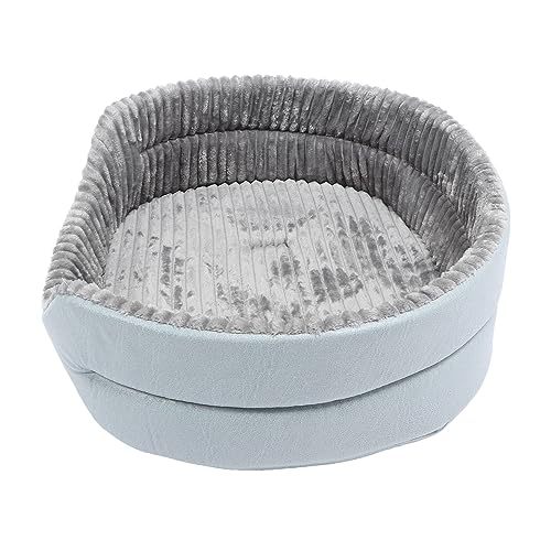 Doact Hundebett, Herausnehmbares Hundebett, Größe M, Wärmend, Hautfreundlich, für 22-Pfund-Hunde Zum Schlafen (Grey M) von Doact