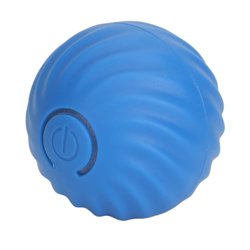 Doact Interaktiver Katzenball, LED-Licht, Drehbarer Rollball für Haustiere, 360 Grad für Hunde (Blue) von Doact