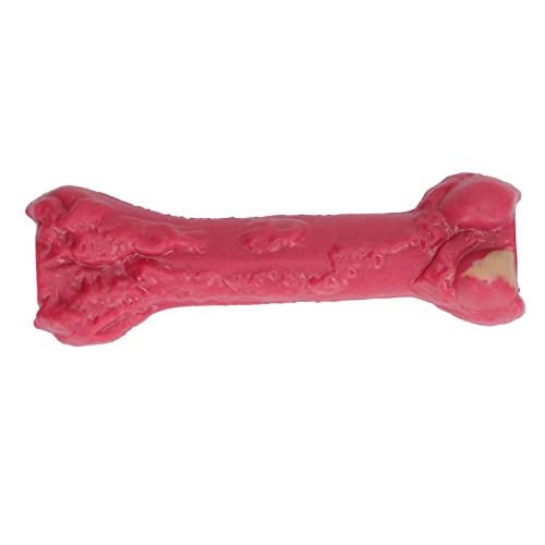 Doact Kauspielzeug für Hunde, Quietschender Gummi-Beißknochen, Langlebig, Lustig, Bequem für Haustiere (S 22cm) von Doact