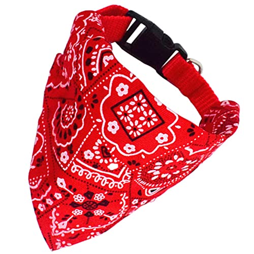 Dreieckiges Welpenhalsband, Schnellverschluss-Schnalle, Modisches, Verstellbares, Leichtes Haustierhalsband, Bandana für Katzen (L 2,0 cm/0,8 Zoll) von Doact