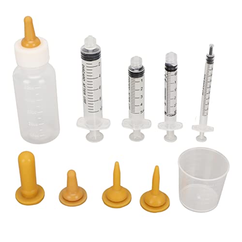 Kitten Bottle Feeding Kit, Kitten Supplies Kitten Bottles Pet Nursing Bottle Kit Flows Rate Control Kitten Feeding Bottles für Neugeborene Kaninchen, Kleintiere, Eichhörnchen von Doact