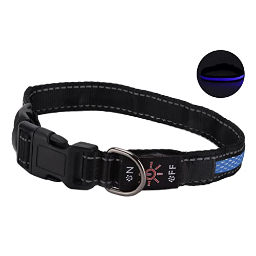 Leuchtendes Katzenhalsband, LED-Hundehalsband, Leuchtet Im Dunkeln, Hundehalsband, Leuchtendes Hundehalsband, Wiederaufladbares Leuchtendes Hundehalsband mit Reflektierenden von Doact