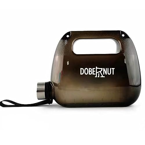 DOBERNUT Wasserflasche mit Gurt – 1,5 l Wasserbehälter für Spaziergänge/Training mit dem Hund – Umweltfreundliches Wandern, Camping, Überlebensausrüstung, auslaufsicherer Wasserträger für Haustiere, von Dobernut