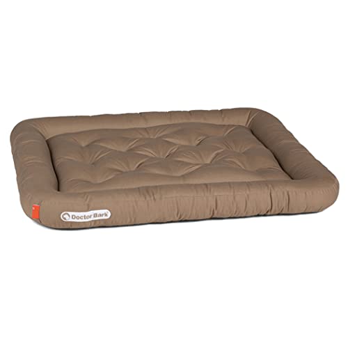 Doctor Bark Hundekissen - orthopädisches Hundebett, 95°C waschbar, hygienisch, robust & bequem (M - 75x65 cm, Goldbraun) von Doctor Bark