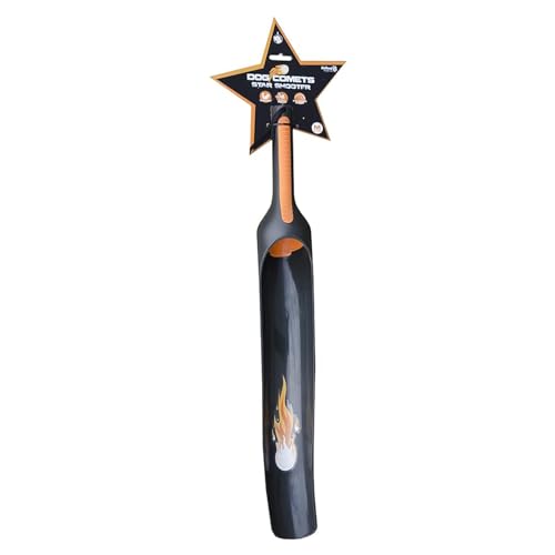 Dog Comets Star Launcher - 58 cm - Ballwerfer - Hundespielzeug - Geeignet für Bälle Ø6 cm - ABS Kunststoff - S-RS Gummibeschichtung – Apportierspielzeug - Interaktives Hundespielzeug - Orange von Dog Comets