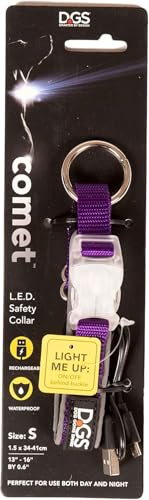 Dog Gone Smart Pet Products DGSLGUC4125 Hundehalsband, wiederaufladbar, LED-Licht, Größe M, 40,6-50,8 cm von Dog Gone Smart