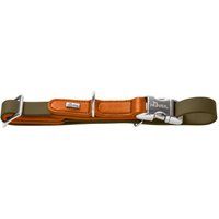 Dog Sport HUNTER Hundehalsung wolmar biothane x leder alu strong khaki L Dog Sport HUNTER Hundehalsung wolmar biothane x leder alu strong khaki L von Dog Sport