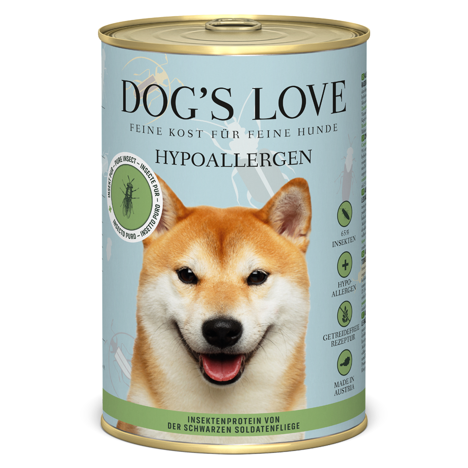 DOG'S LOVE Hunde Nassfutter aus Insekt 400g | Hundefutter für Adult DOG'S LOVE Hunde Nassfutter aus Insekt 400g | Hundefutter für Adult von Dog's Love