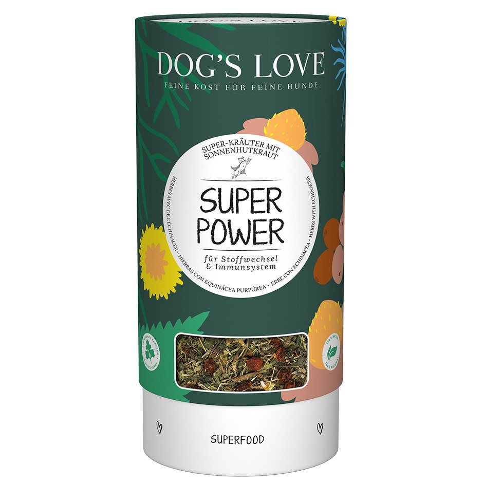DOG'S LOVE Kräuter Super-Power 110g | Nahrungsergänzung für Hunde DOG'S LOVE Kräuter Super-Power 110g | Nahrungsergänzung für Hunde von Dog's Love