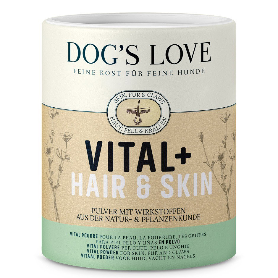 DOG'S LOVE Vital Hair & Skin Pulver 350g | Pulver für Gesunde Hunde Fell & Krallen | Nahrungsergänzung Smittel für Hunde DOG'S LOVE Vital Hair & Skin Pulver 350g | Pulver für Gesunde Hunde Fell & Krallen | Nahrungsergänzung Smittel für Hunde von Dog's Love