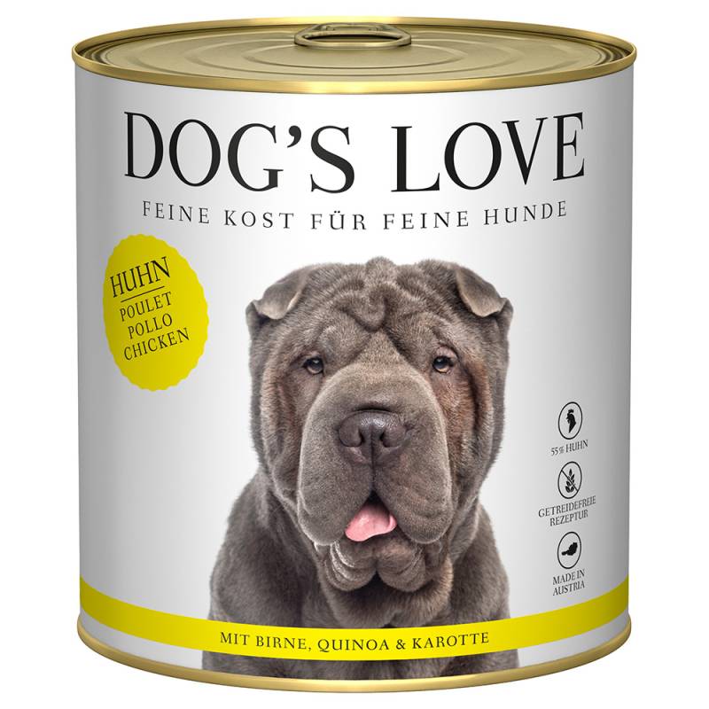 Dog´s Love Adult 6 x 800 g - Huhn von Dog´s Love