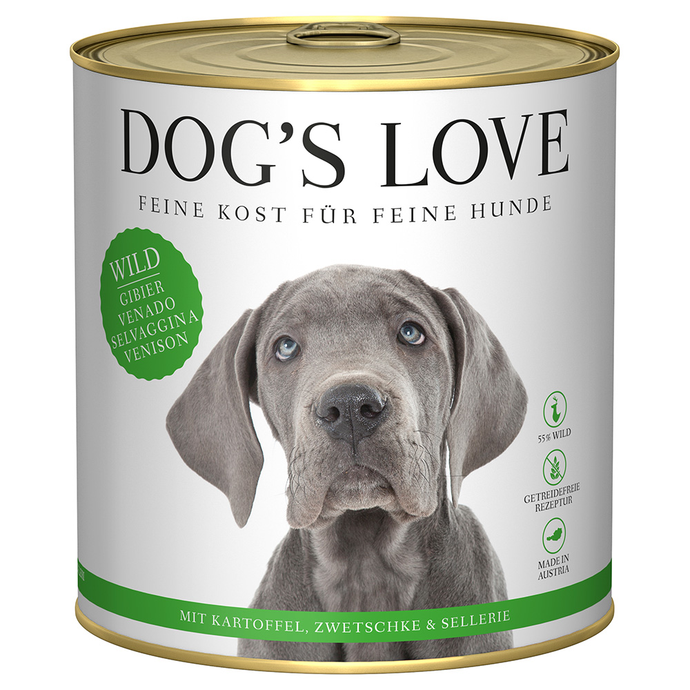 Dog´s Love Adult 6 x 800 g - Wild von Dog´s Love