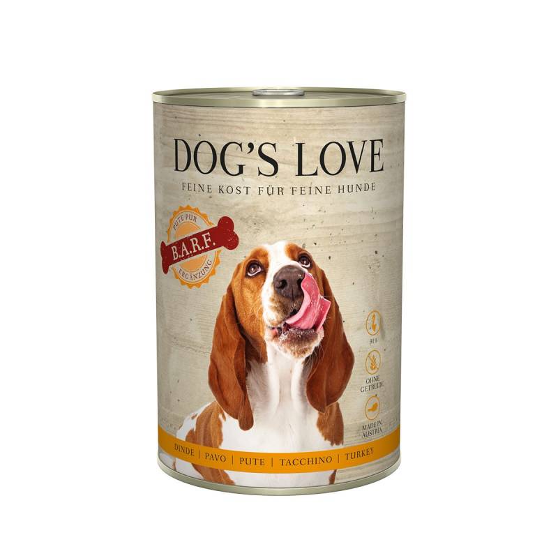 Dog's Love B.A.R.F. Pute Pur 400g von Dog's Love