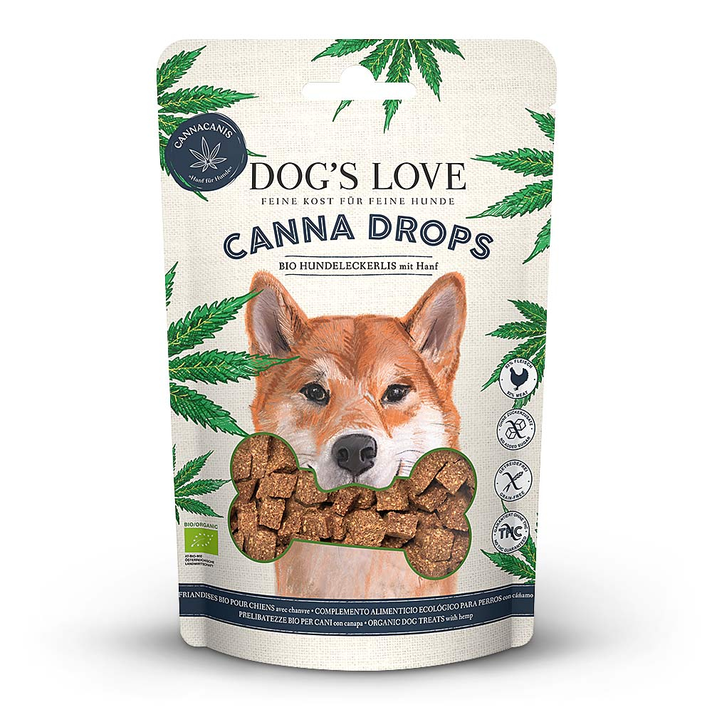 Dog’s Love | BIO Drops Geflügel | Canna | 150 g von Dog’s Love