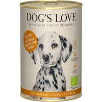 Dog´s Love Bio 6 x 400 g - Bio-Pute von Dog´s Love