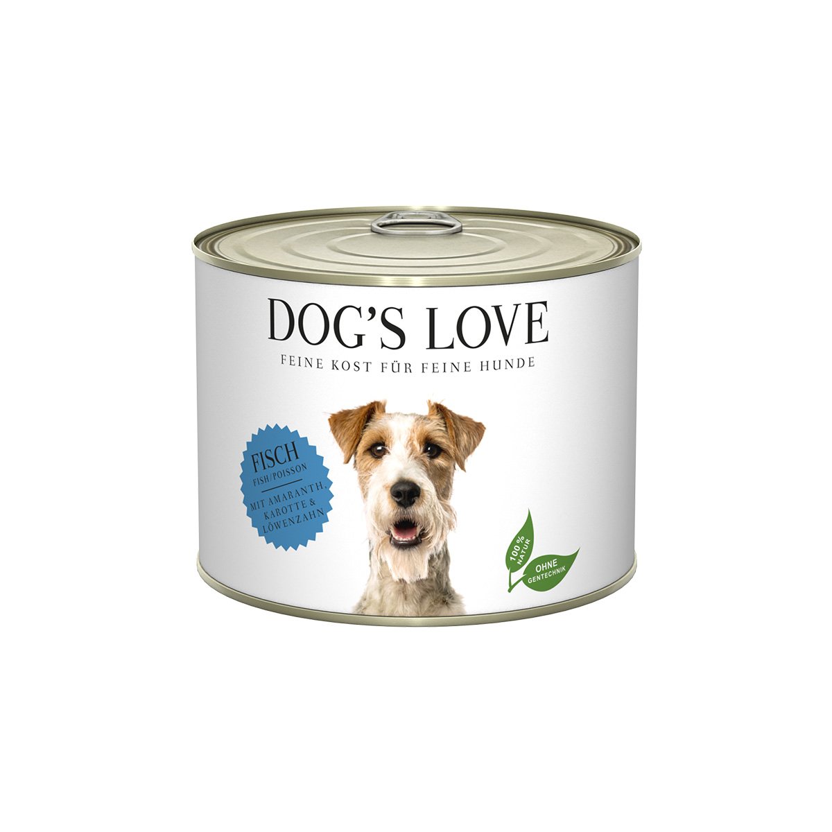 Dog's Love Classic Fisch mit Amaranth, Karotte und Löwenzahn 6x200g von Dog's Love