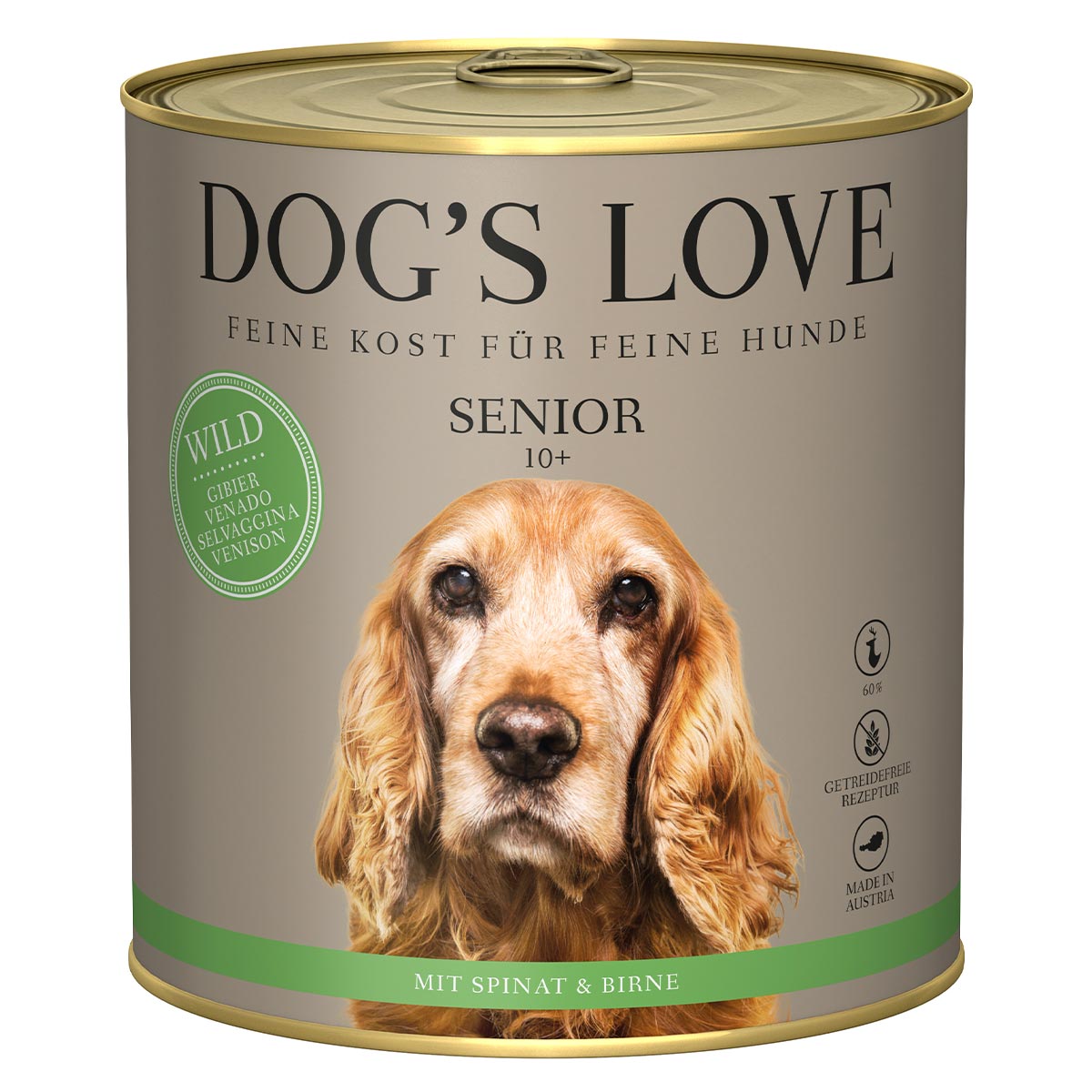 Dog's Love Senior Wild 6x800g von Dog's Love