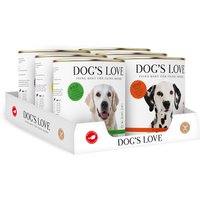 Sparpaket Dog´s Love Adult 12 x 800 g - Mix (6 Sorten gemischt) von Dog´s Love