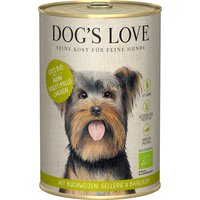 Sparpaket Dog´s Love Bio 12 x 400 g - Bio-Huhn von Dog´s Love