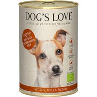 Sparpaket Dog´s Love Bio 12 x 400 g - Bio-Rind von Dog´s Love