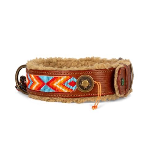 Das handgefertigte Halsband aus der Wild Wild West Kollektion von Dog with a Mission. von Dog with a Mission