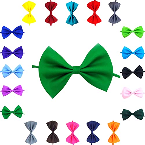 Trendy Bowties Haustier Hund Katze Fliege Halsband Kleine bis Große Haustiere Verstellbar Welpe Kätzchen Junge Mädchen (Grün) von DogCatz