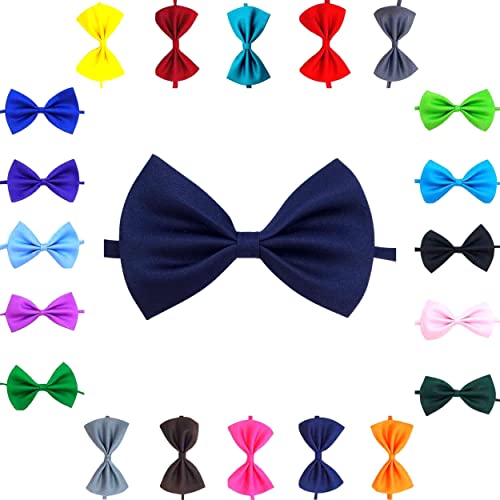 Trendy Bowties Haustier Hund Katze Fliege Halsband Kleine bis Große Haustiere Verstellbar Welpen Kätzchen Junge Mädchen (Marineblau) von DogCatz