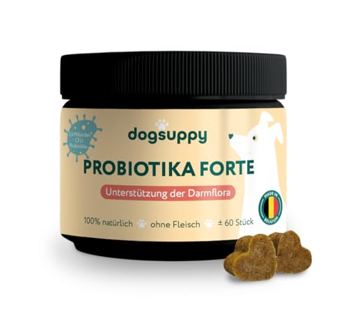 Probiotika Forte, Für eine optimale Gesundheit des Darms, ohne Huhn 60 leckere Snacks von DogSuppy