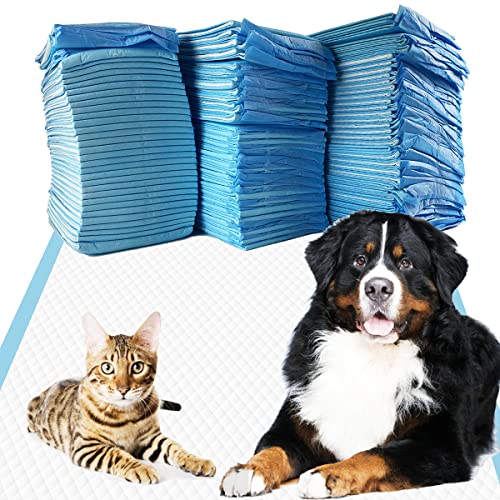 Dogcator XL Welpenunterlagen 76,2 x 91,4 cm, 120 Stück, dicke Hundepads, extra groß, Töpfchenschützer XL für den Innen- und Außenbereich, schwere saugfähige Urini-Pads für Hunde, extra groß von Dogcator