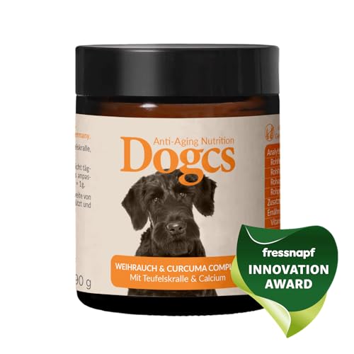 Dogcs Weihrauch und Curcuma Complex 90g - zertifizierte Premiumqualität - Made in Germany von Dogcs