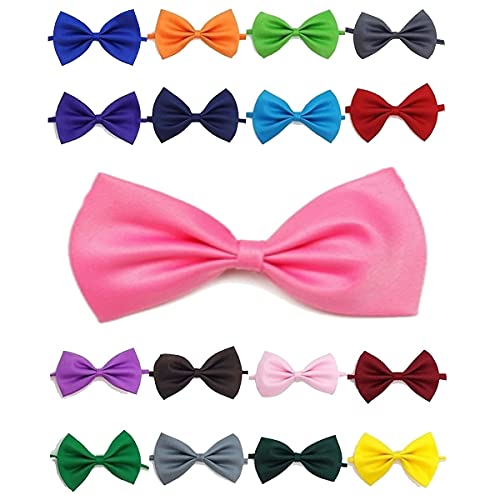 Doggie Style Store Fliege Hund Welpen Katze Kätzchen Haustier Smoking Hochzeit Dicky Bowtie Shirt Geburtstag Abendessen Party Smoking Bräutigam Ringträger Halsband Dusty Dark Pink von Doggie Style Store