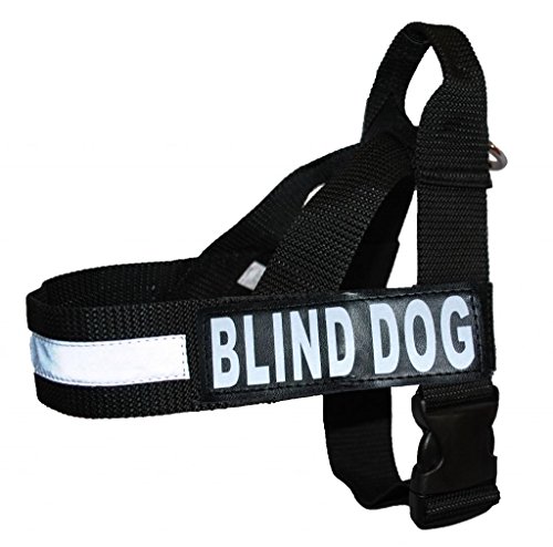 Rollo Hund Nylon Gurt Service Hundegeschirr keine Pull Guide Hilfe kommt mit 2 Reflektierende Rollo Hund abnehmbare Klett Patches. Bitte Messen Sie Ihren Hund vor Bestellung., XLarge Fits Girth von Doggie Stylz