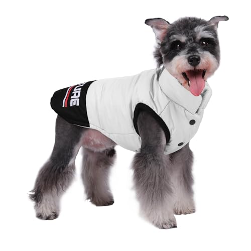 DoggieKit Hundekleidung für kleine bis mittelgroße Hunde,Hundewintermantel Wasserdicht Kaltes Wetter Warme Jacke mit D-Ring,Warme Weste Hundekleidung Hundejacke für kleine mittlere große Hunde von DoggieKit