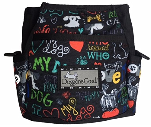 Doggone Good I Love My Dog Graffiti Ködertasche mit Gürtel von Doggone Good