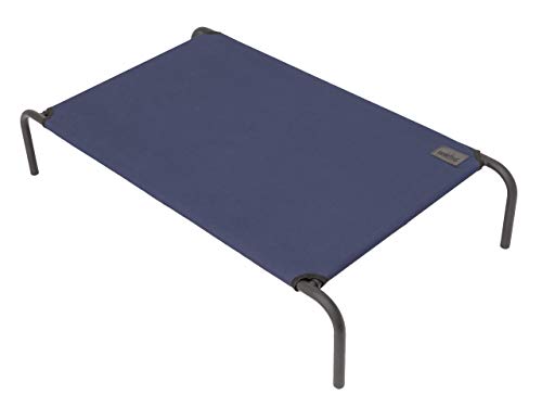 DOGGY Hundebett mit kühlender Wirkung Haustierbett Katzenbett Hundeliege Hundekissen Bett Tierbett Hundesofa Matratze, Navy Blau, L - 80 x 42cm von DOGGY