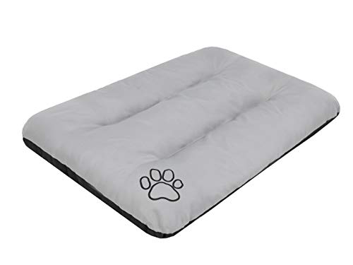 DOGGY Hundematratze Hundebett Katzenbett Haustierbett Hundeliege Ruheplatz Hundekissen Bett Sofa Tierbett Hundesofa Matratze, Asche, R1: 60 x 90 cm von DOGGY